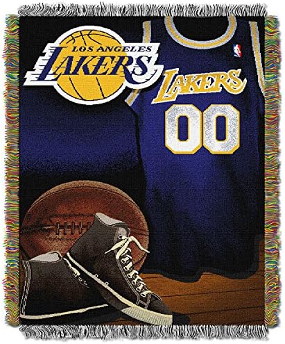 Zvanično licencirani NBA & # 34; Vintage& # 34; tkani tapiserija baciti pokrivač, Multi boja, 48 & # 34; x 60& # 34;