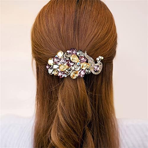 Mmllzel elegantna paunska kopča za kosu ženske stražnje stražnji dio glave sjajna kosa za glavu