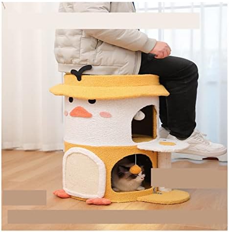 MALKOY okvir za penjanje za mačke Sisal okvir za penjanje za mačke Višekatna kuća za mačke Rest & amp; Claws & amp; Igrajte multifunkcionalnu policu za mačke