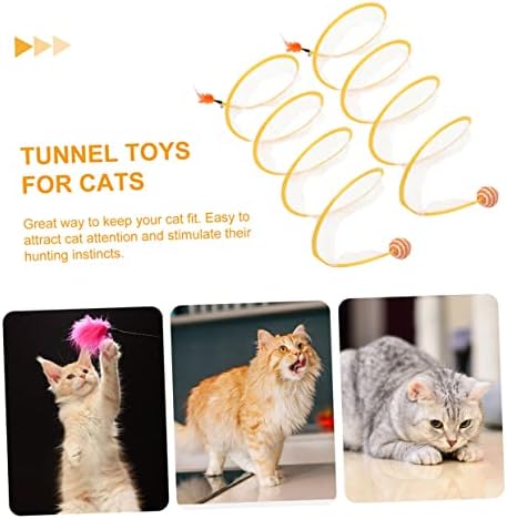 Ipetboom 4 kom sklopivke tunela za mačke zatvorene mačke sklopite mačji tunel Početna Mačka Plaything Cat Interactive igračka Mačka Scratch Aisle Kitten čelične žice Smiješne igračke za mačke