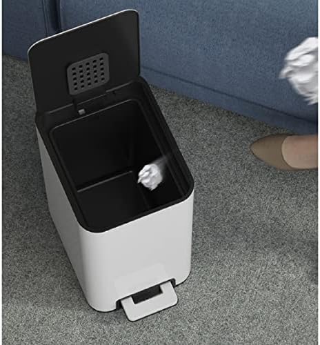 Czdyuf kućna papučica kante za smeće može kupatilo Metalno spremište za pohranu Poklopac Kuhinjski korak STEP SHANS 6L / 9L / 12L