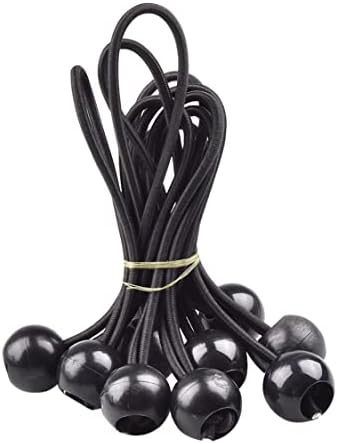 Aeiofu bungee kuglice kablovi za crtene kamenke za cerave elastične zateze za zatezanje elastičnih zatezača elastičnih traka za kampovanje za kampiranje crne boje
