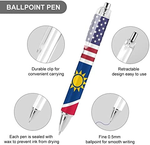 Američka namibija zastava sljubiti olovkom uvlačivo slatko olovke poklon olovke uredske potrepštine za uredske
