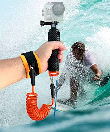 Plutajuća ručna ručka montira i čelični sigurnosni ručni remen GOPRO nosač Mount Insta360 Akaso podvodna kamkorder za ronjenje surfanje snorkeling