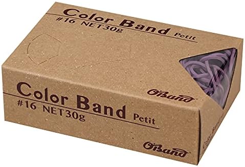 O-opseg GGC-030-VT elastični pojas u boji u boji Petite 1.1 oz Box # 16 uobičajena standardna veličina ljubičasta ljubičasta republička šarena obojena WABRUBBER boja mala količina