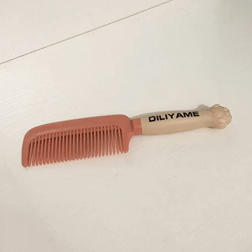 Diliyame širok češalj zuba plastike za kovrčavu kosu duga kose mokri češljanje za dlaku za kosu veliki tuš češalj