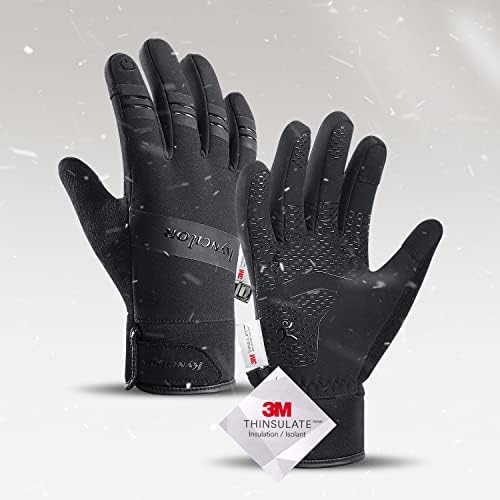 Kyncilor zimske rukavice muškarci žene 3m Thinsulat osjetljiv na dodir zaslon hladnog vremena Radne rukavice protiv klizanja vodootporne tople rukavice za trčanje vožnje biciklom motocikl