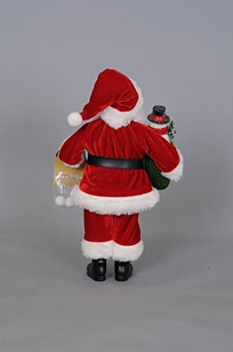 Karen Didaon originali Snowman Santa Figurine, 13 inča - Ručno rađeni božićni kućni ukrasi i kolekcionarstvo