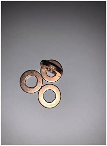 4pcs za Bosch Common Rail Diesel mlaznica mlaznica bakrene perilice za brtvljenje čvrstog ravnog prstena za brtve odstojnih perilica 15x7.3x3mm