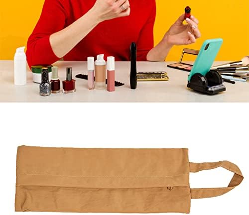 Chiciris Handheld torba za šminku, iskrivljena krpa velika kapacitet multifunkcionalna kozmetička torba za organizator koja se lako nosi za putovanja