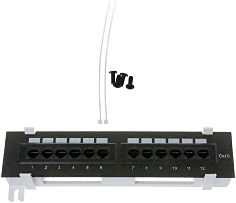 Konektori komplet mrežnih alata 12 Port CAT6 Patch Panel RJ45 mrežni zid za montiranje sa