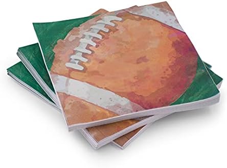 30 Pk, Football koktel 3-slojne papirne salvete za fudbalske stražnjice, fakultetske ili srednjoškolske fudbalske