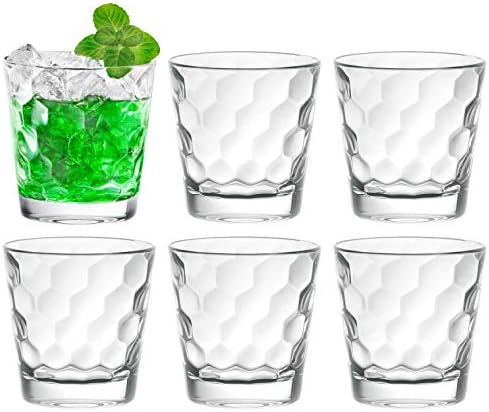 Barski - Evropsko staklo - dvostruke staromodne čaše - jedinstveno dizajnirane-Set od 6-12.5 oz.