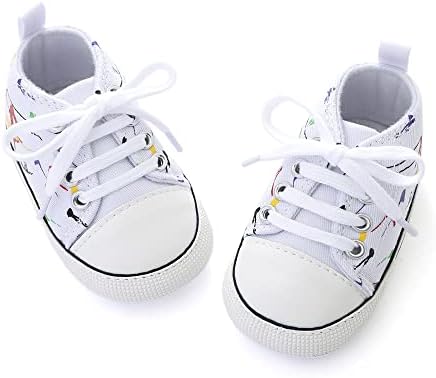 Eitwo Unisex Baby Boys Girls Mekane cipele s platnom, lagane pre-hodanje protiv kliznih tenisica