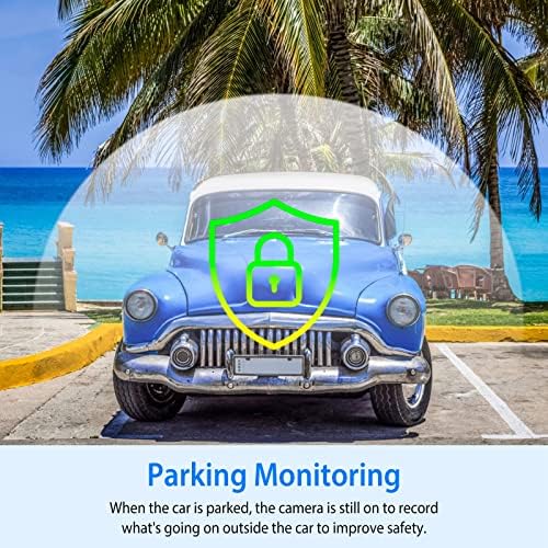 Dash Cam front, ugrađen u WiFi & Motion Control Dvostruke korekcije za automobile, pametna crtica kamera za automobile, podrška za snimanje snimanja, G-senzor, monitor za parkiranje, SD kartica nije uključena