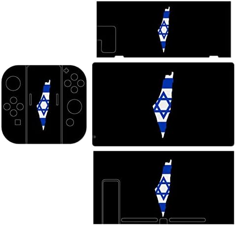 Zastava karta Izraela prilično uzorak naljepnica za kožu Full Wrap skin Protective Skins naljepnica za Switch