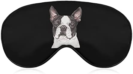 Slatki bostonski terijer pas sleo maska ​​za oči Slatka slijepotrati pokriva sjenilo za žene za žene Pokloni