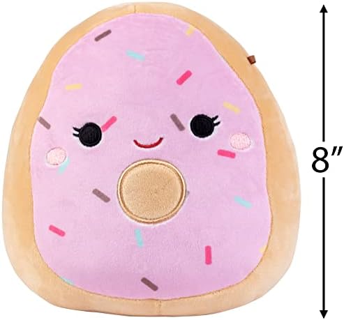 Squishmallows 8 & 34; Dabria the Donut-Official Kellytoy Plish-meka i Squishy hrana punjena