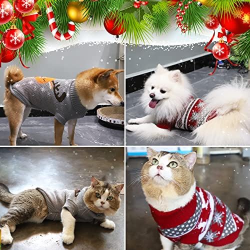 2pack džemper za pse za kućne ljubimce za rezanje motornih pahuljica za mačke i male pse