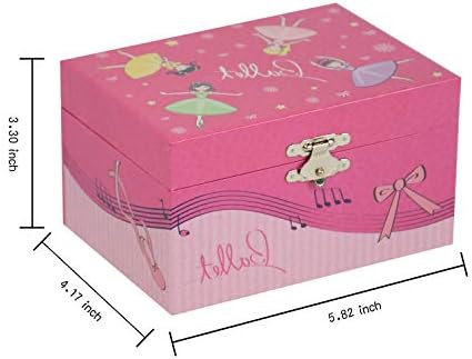Laxury Musical Box nakit kutija Drvena muzička kutija sa balerinom za rođendanski pokloni za djecu