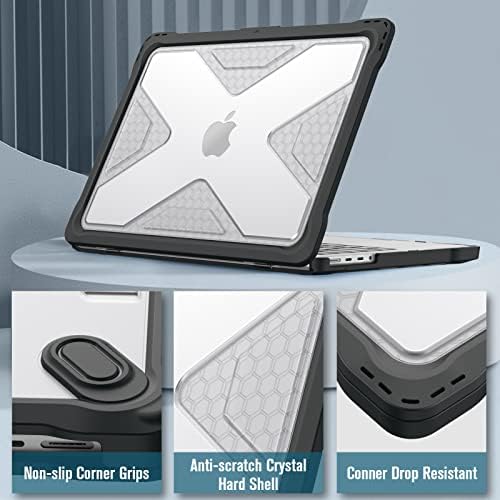Fintie futrola za MacBook Pro 14 inča A2779 A2442 - poklopac kućišta za teške uslove rada sa TPU