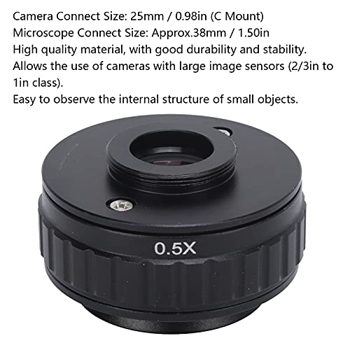 C Adapter za montažu, 0.5 x Adapter za mikroskop jednostavan za korištenje izuzetna Izrada za laboratoriju
