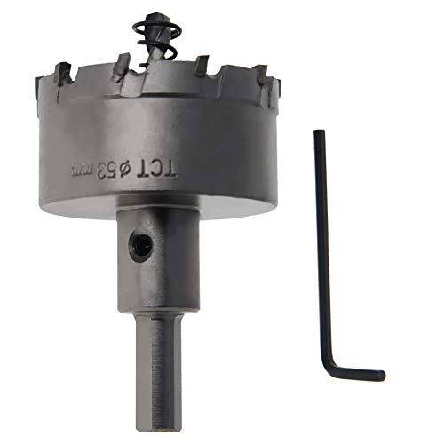 Bettomshin 53mm karbidni rezač rupa, TCT testere za 2mm metalni lim od nerđajućeg čelika