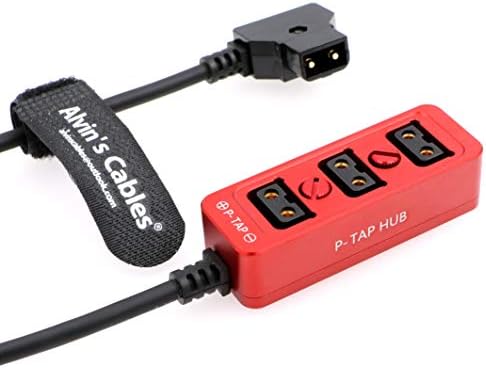 Alvinovi kablovi D-Tap Splitter UltraShort Kabl za napajanje D-Dodirnite muški do 4 port DTAP