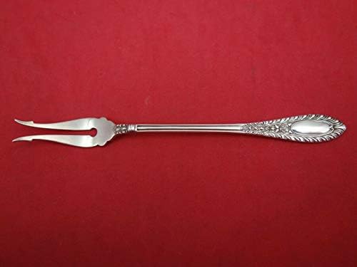 Gadroonette by Manchester Sterling Silver Pickle Fork 2-Tine 6 1/4