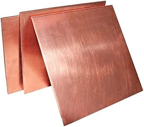 ZHENGYYUU Mesingana ploča bakarni lim ljubičasta Bakarna ploča 3 različite veličine za, zanate, uradi