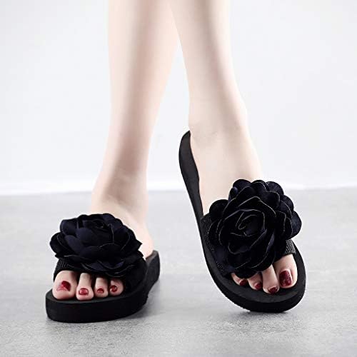 Ženske papuče ljetne povremene ženske ljetne klinove papuče cvijeće vanjske sandale Bohemia ženska domaća