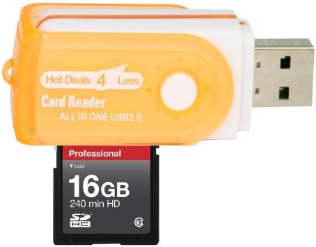 16GB Klasa 10 SDHC tim velike brzine memorijska kartica 20MB / sec.najbrža kartica na tržištu za FUJI FinePix Z 300 Z 33wp. Besplatan USB Adapter za velike brzine je uključen. Dolazi sa.