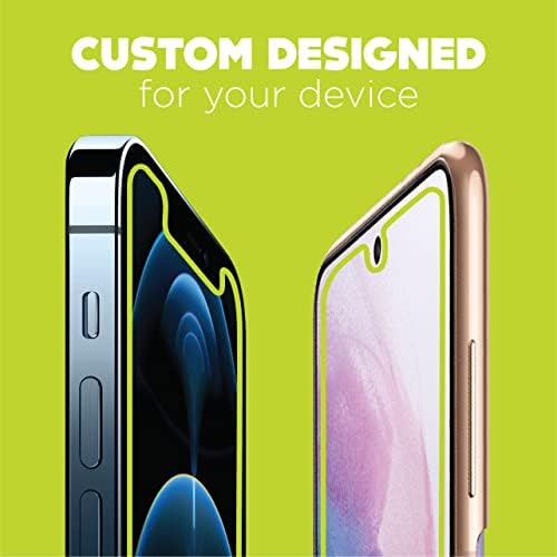 Tvrđava iPhone 12 Pro Max zaštitnik ekrana [Premium kaljeno staklo] zaštita od ogrebotina, zaštita