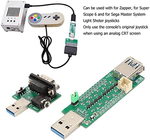 Pomya USB 3.0 Adapter za kontroler za SNAC, profesionalni USB 3.0 Adapter za kontroler, bez kašnjenja za Mister IO Adapter za ploču za Atari 2600 pribor za konzolu za igru