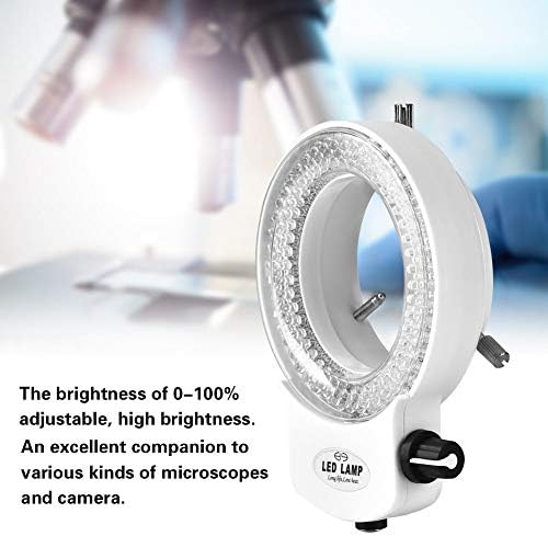 LED prstenasto svjetlo 144 LED perle Svjetlina Podesiva prstenasta lampa izvor svjetlosti za Stereo mikroskopsku kameru