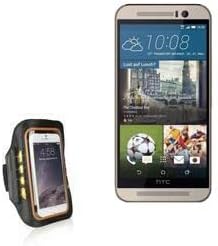 Boxwave futrola za HTC One - Jogbrite Sportska ručica, visoka vidljivost sigurnosnih lampica LED ručke za HTC One - Bold Orange