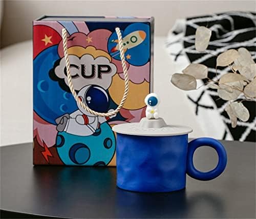 SDFGH MUG KLEIN BLUE CUP sa poklopcem Visoko vrijednošću pitke šalice za piće Kuhorov Kup za kafu Žene Kup za doručak
