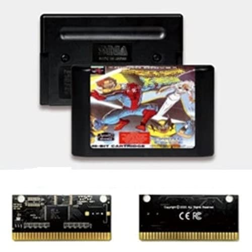 Royal Retro Spider-Men Igra i X-muns - Arcade's Revenge Eur Oznaka FlashKit MD Electroless Gold PCB kartica za Sega Genesis Megadrive Video Console