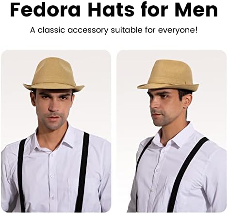 Muški klasični Manhattan strukturirani Trilby Fedora šešir za žene