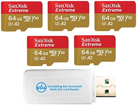 SanDisk Micro Extreme 64GB memorijska kartica za DJI Air 2s Drone Bundle sa svime osim Stromboli MicroSDXC