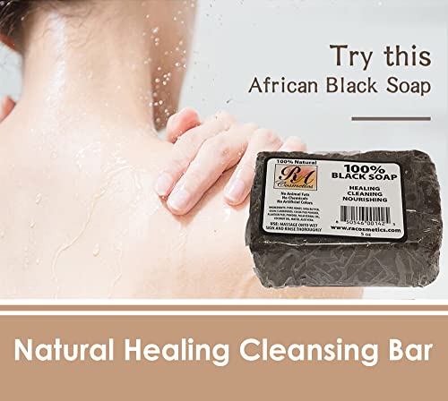 RA Cosmetics crni sapun za lice prirodni ljekoviti Bar za čišćenje