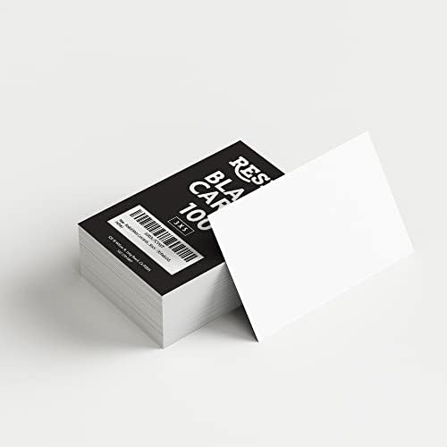 Reskid papir debljine bijelog kartona-12x12in prazan teška težina 110 lb zaliha pokrivne kartice - 100 Pakovanje