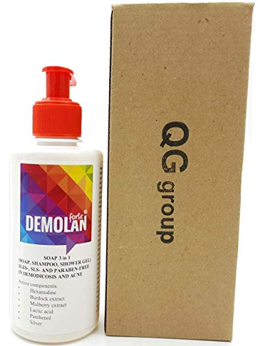 QG group Demolan Demodex šampon 3 u 1 sapun i Gel Demodex sredstvo za pranje lica Demodex Hair Body Demodex Stop