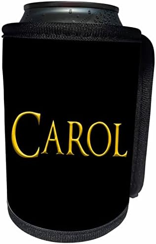 3drose Carol poznato ime za dječaka u SAD-u. Žuta, crna. - Može Li Se Omotati Za Flašu Hladnjaka