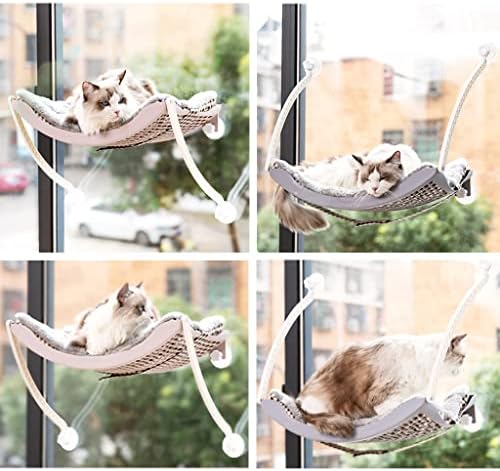 Bingdonga viseće mreže za usisne čašice sa prozorskim sjedištem koje štede prostor za mačke krevet za kućne ljubimce sigurnosne police za mačke koje pružaju oko 360° sunčanja za zatvorene prostore