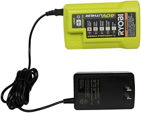 Ryobi OP403 litijum-jonski punjač za 40-voltni punjač W / USB utikač u