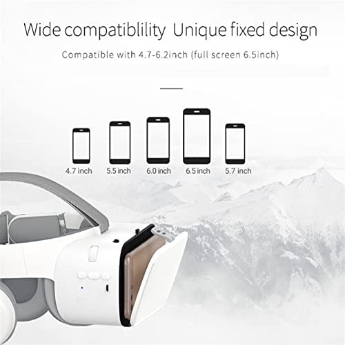 NUOPAIPLUS VR slušalice, 3D VR naočare Bluetooth VR kaciga virtuelna stvarnost slušalice za