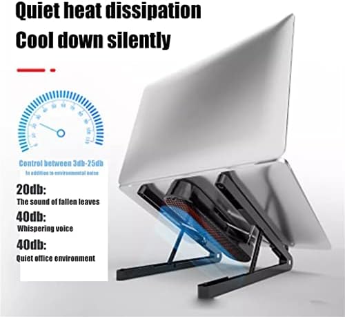 SDFGH Sklopivi laptop i tablet hladnjak sa ventilatorom radijatora za radnu površinu