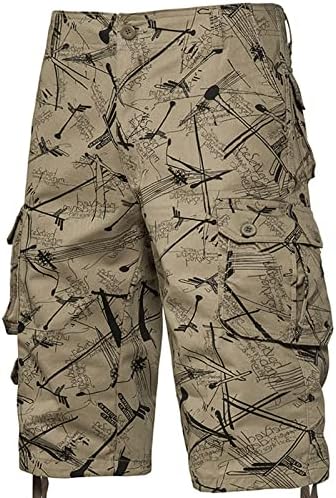 OZMMYAN muškarci Sportske kratke hlače sa džepom vanjski teretni kratke hlače Radna odjeća Ležerne prilike Ležerne prilike velike visoke visoke vojne pješačke hlače