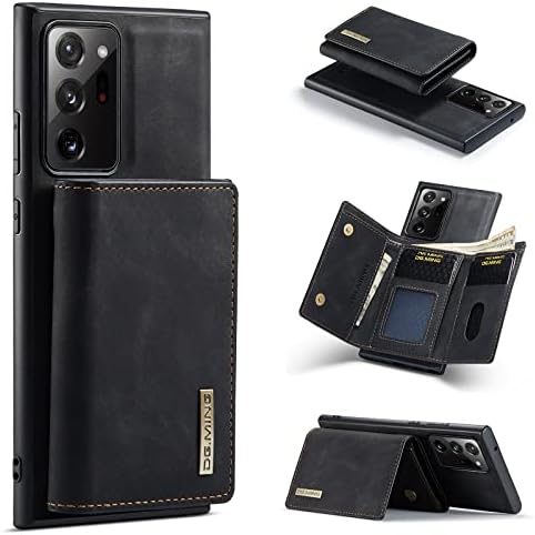 2 u 1 magnetna odvojiva torbica za novčanik za Samsung Galaxy Note 20 Ultra, DG.Ming Retro koža